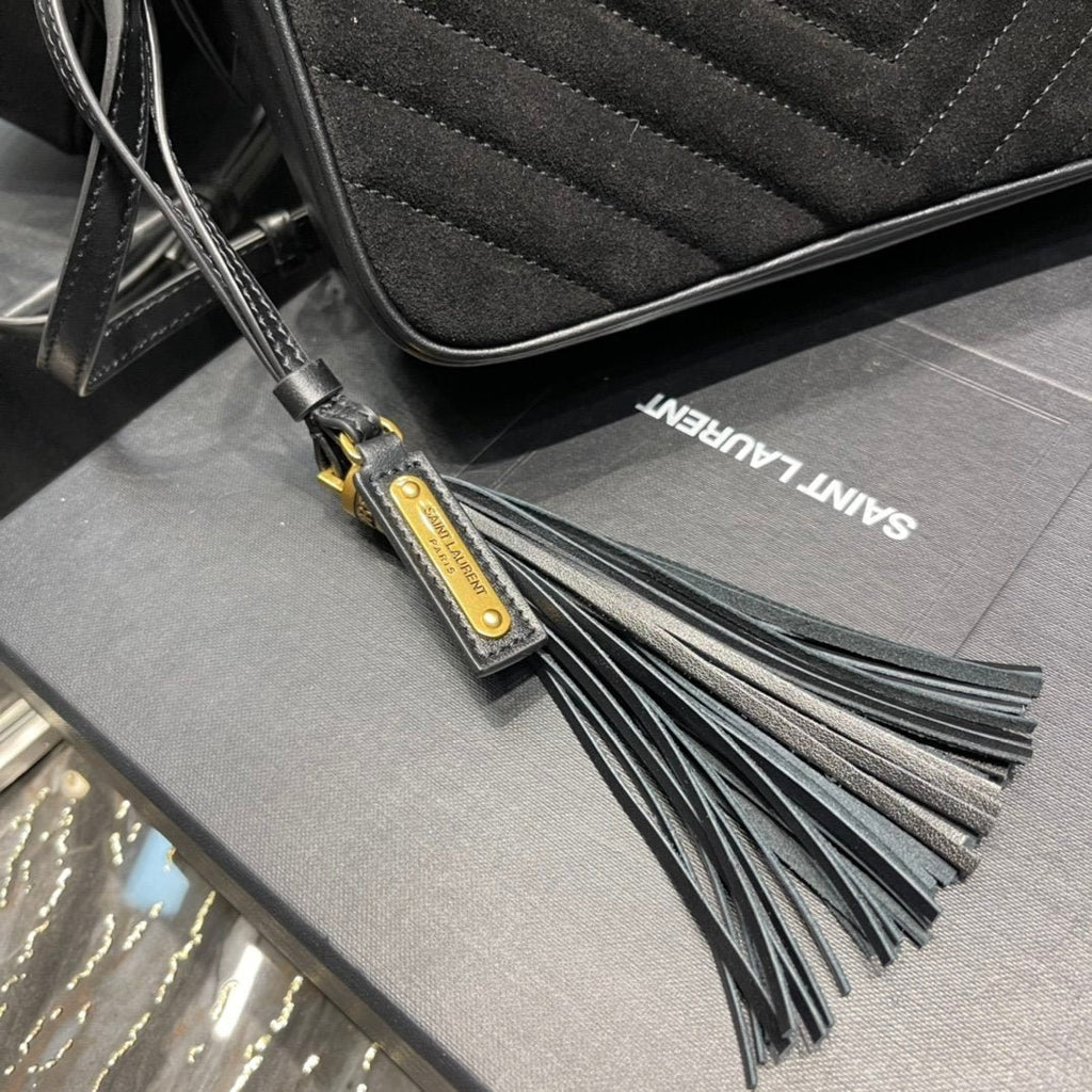 Saint Laurent Lou Camera Bag With Gold Hardware 23cm
