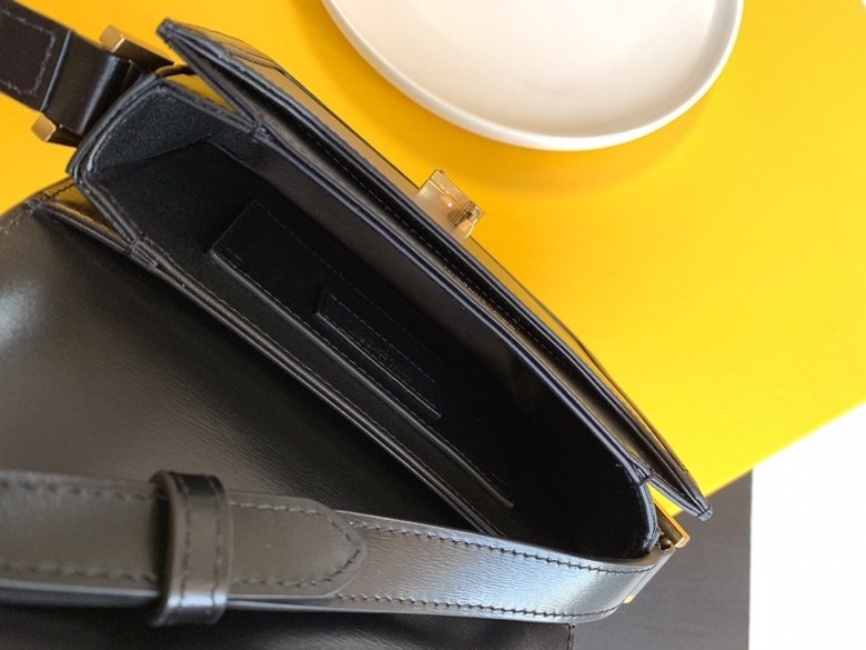 Saint Laurent Solferino Small Satchel With Gold Hardware 19cm