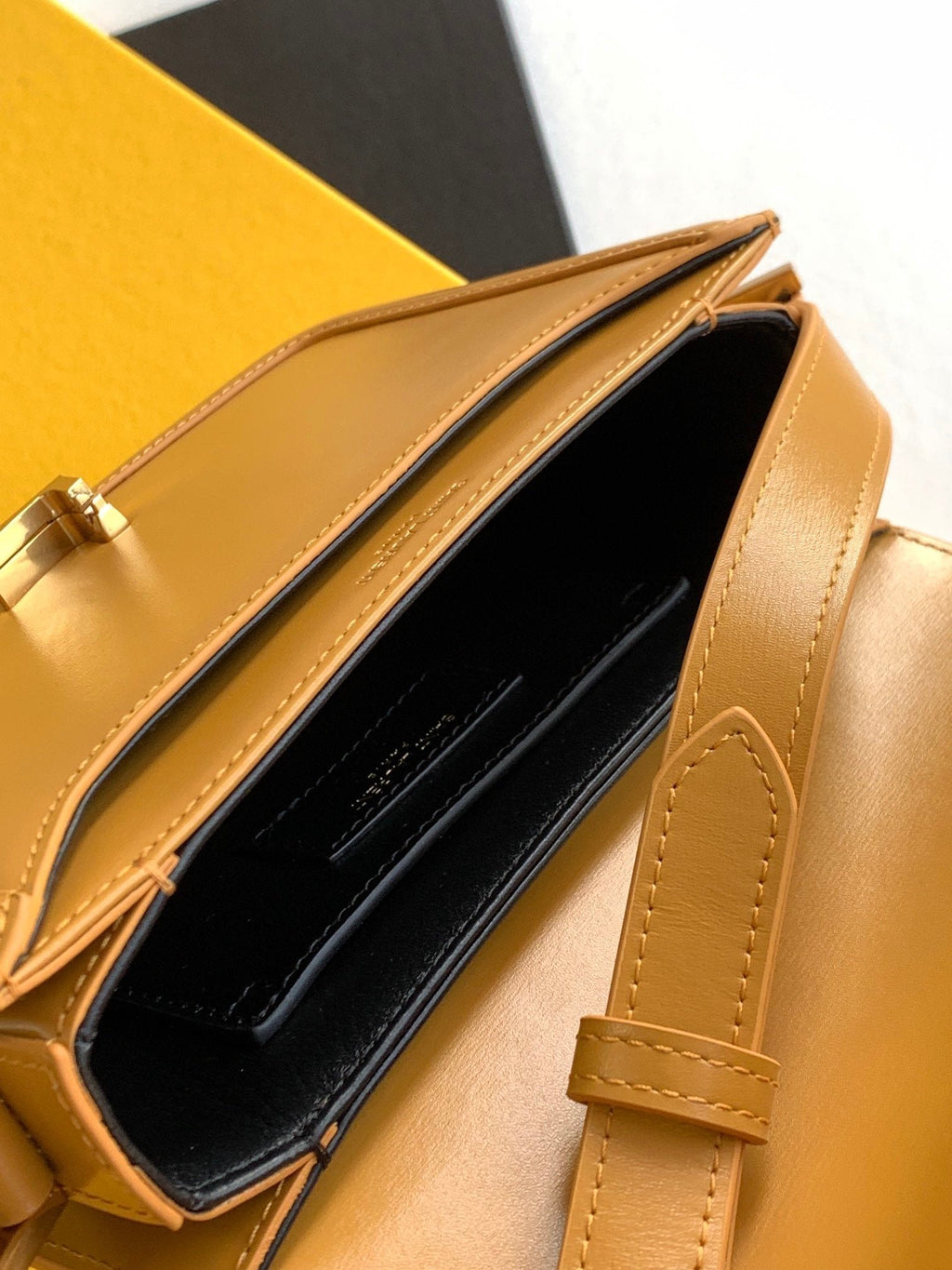 Saint Laurent Solferino Small Satchel With Gold Hardware 19cm