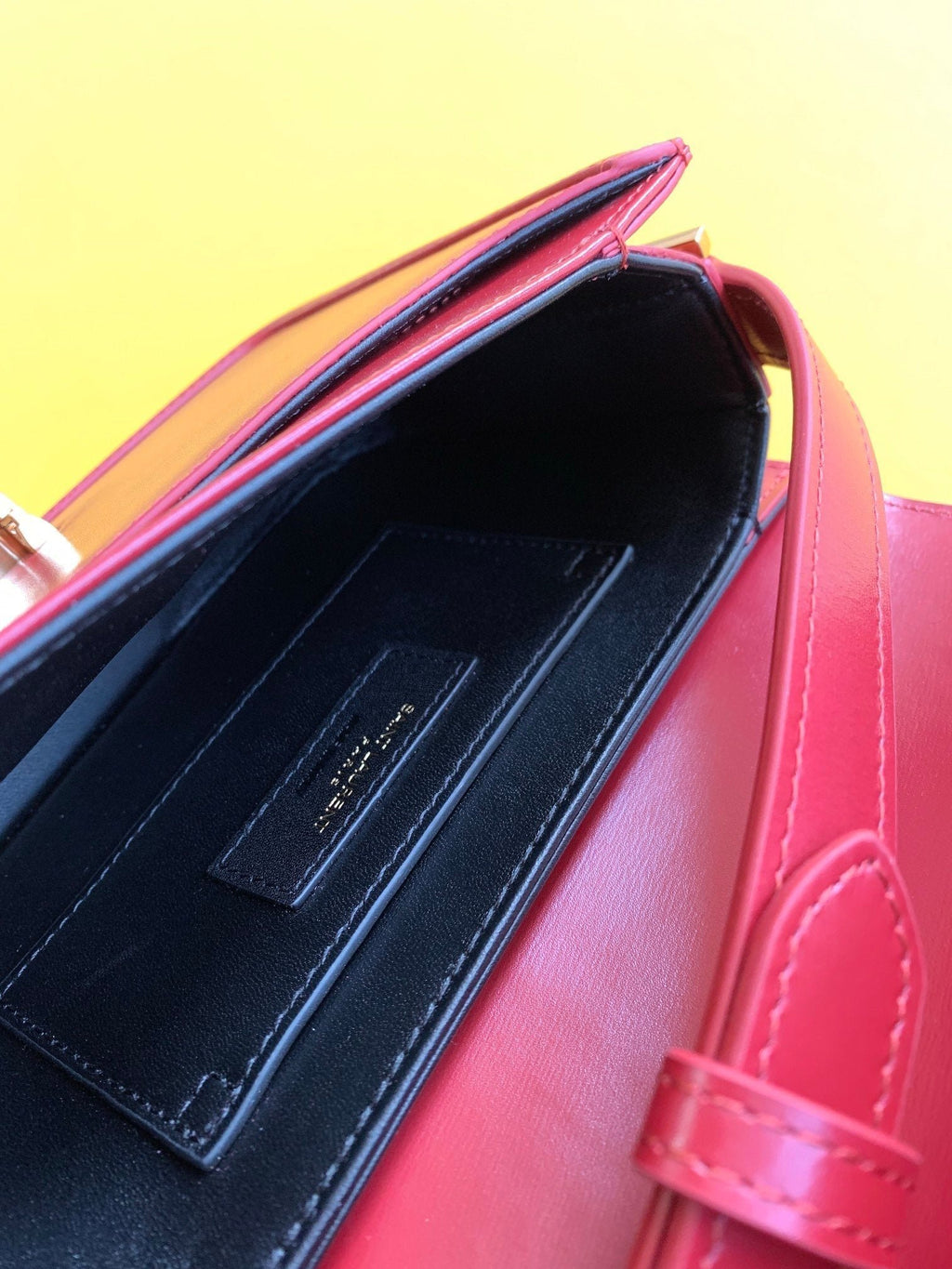 Saint Laurent Solferino Small Satchel With Gold Hardware 19cm