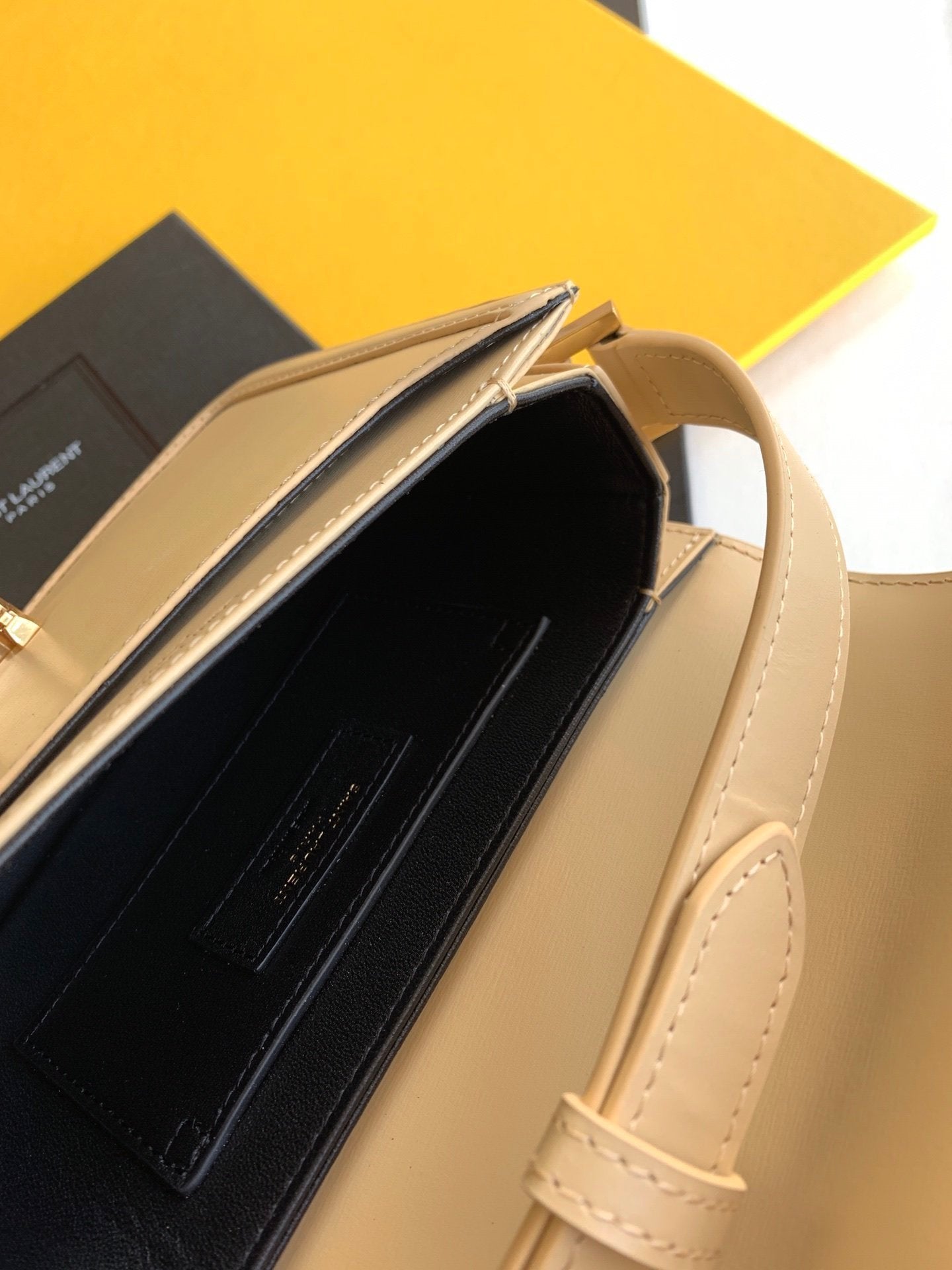 Saint Laurent Solferino Small Satchel With Gold Hardware 19cm