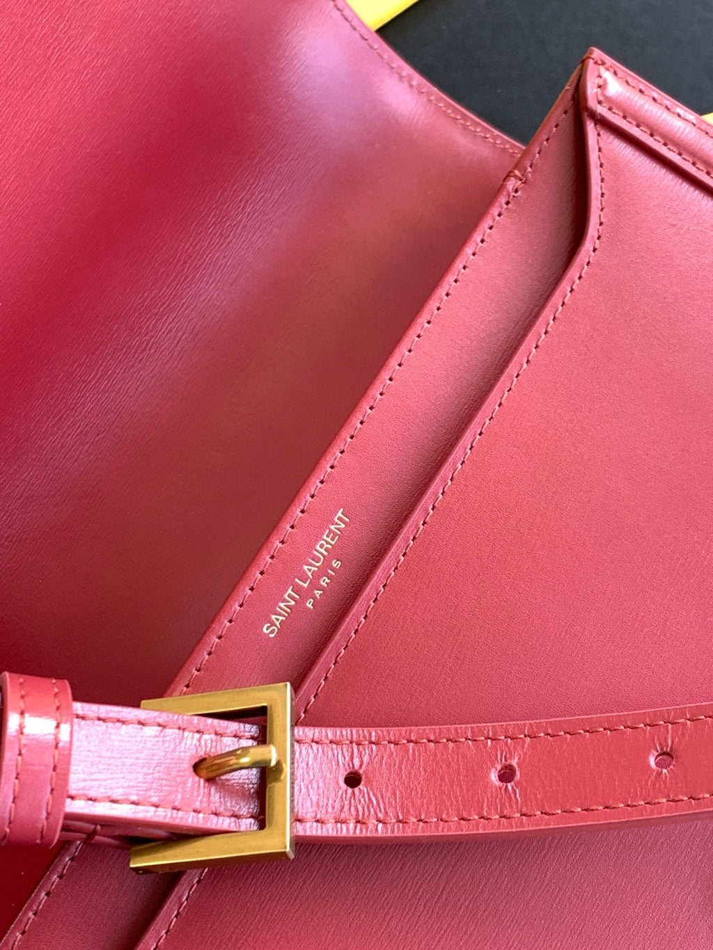 Saint Laurent Solferino Medium Satchel With Gold Hardware 23cm