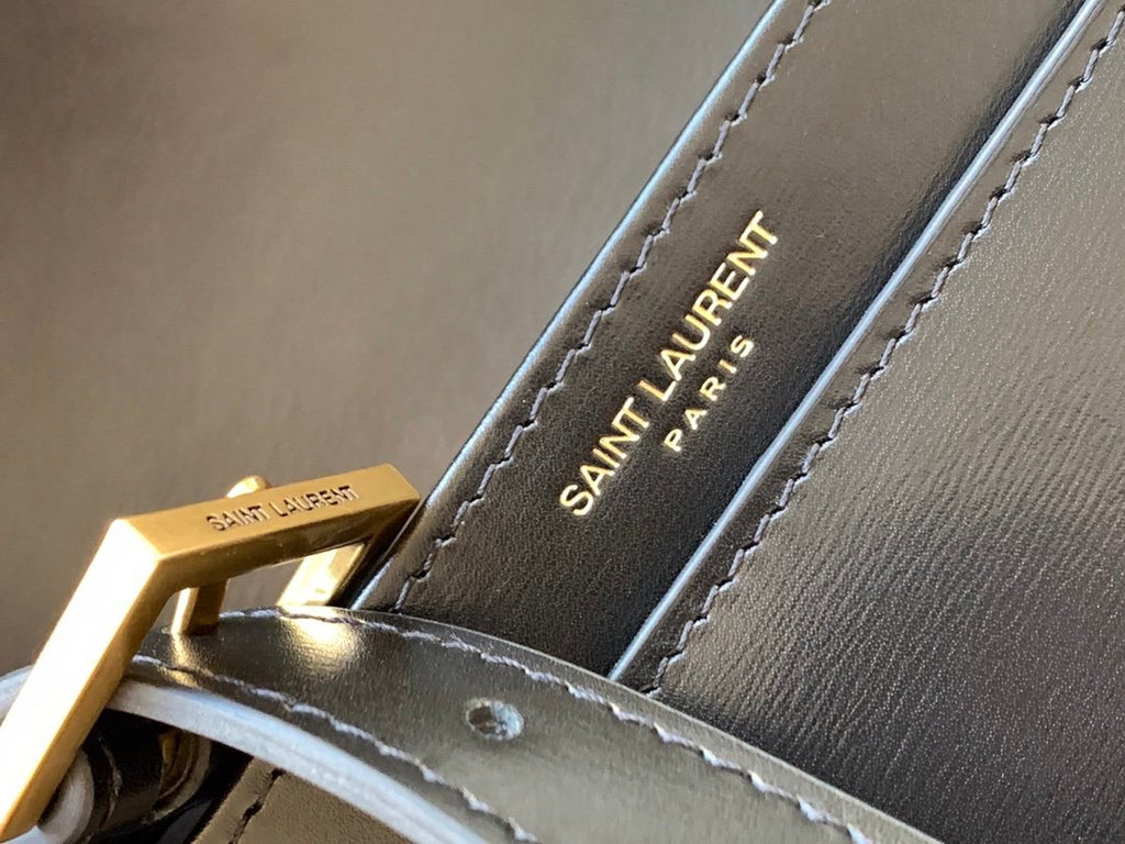 Saint Laurent Solferino Medium Satchel With Gold Hardware 23cm