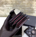 CO-CO Chanel Card Holder With Silver Hardware 10cm