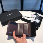 CO-CO Chanel Card Wallet With Silver Hardware 11cm