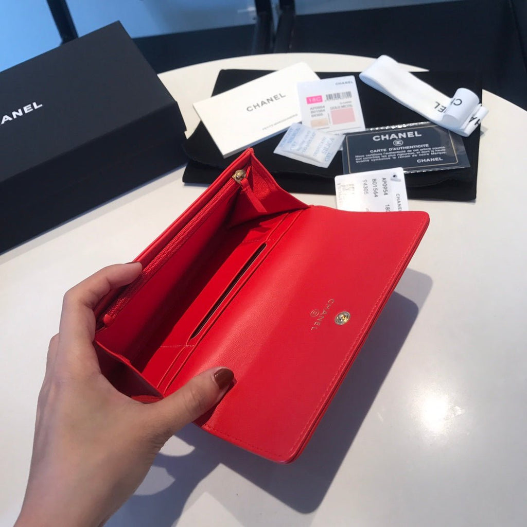 CO-CO Chanel Long Wallet 17cm