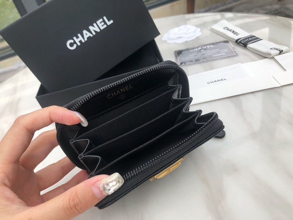 CO-CO Chanel Zipped Coin Purse 11cm