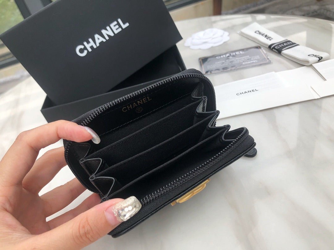 CO-CO Chanel Zipped Coin Purse 11cm