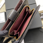 CO-CO Chanel Medium Wallet With Gold Hardware 15cm