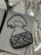 Saint Laurent Becky Double-Zip Pouch 19cm