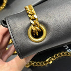 Saint Laurent Kate Medium Reversible Chain Bag In Suede With Gold Hardware 28cm