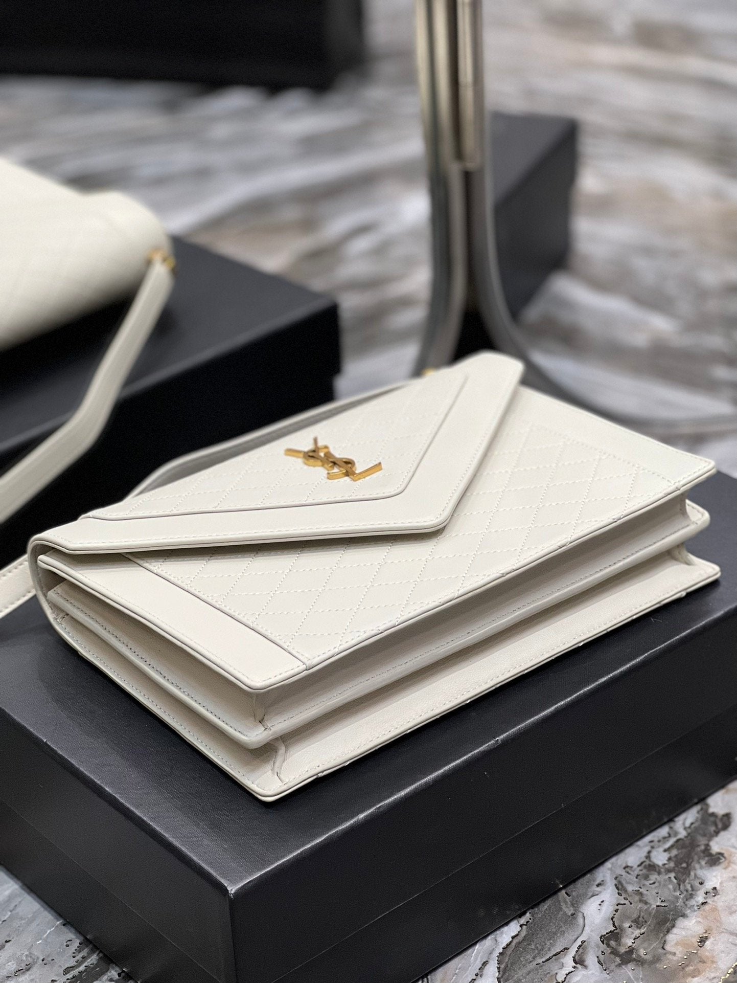 Saint Laurent Gaby Satchel With Gold Hardware 26cm