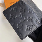 Louis Vuitton Monogram Empreinte Wallet 11cm Black