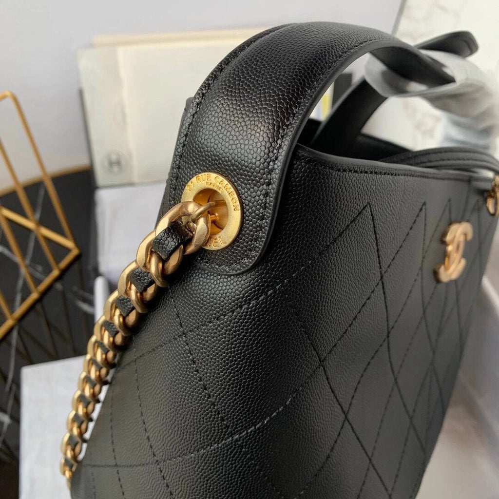 Chanel Small Shopping Bag AS2286 Black