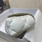 Christian Dior Mini Caro Bag 20cm White