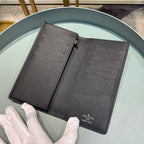Louis Vuitton Monogram Wallet 10cm Black