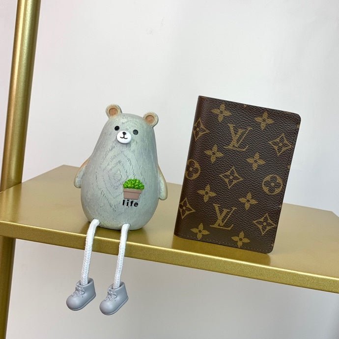 Louis Vuitton Monogram Wallet 14cm Brown
