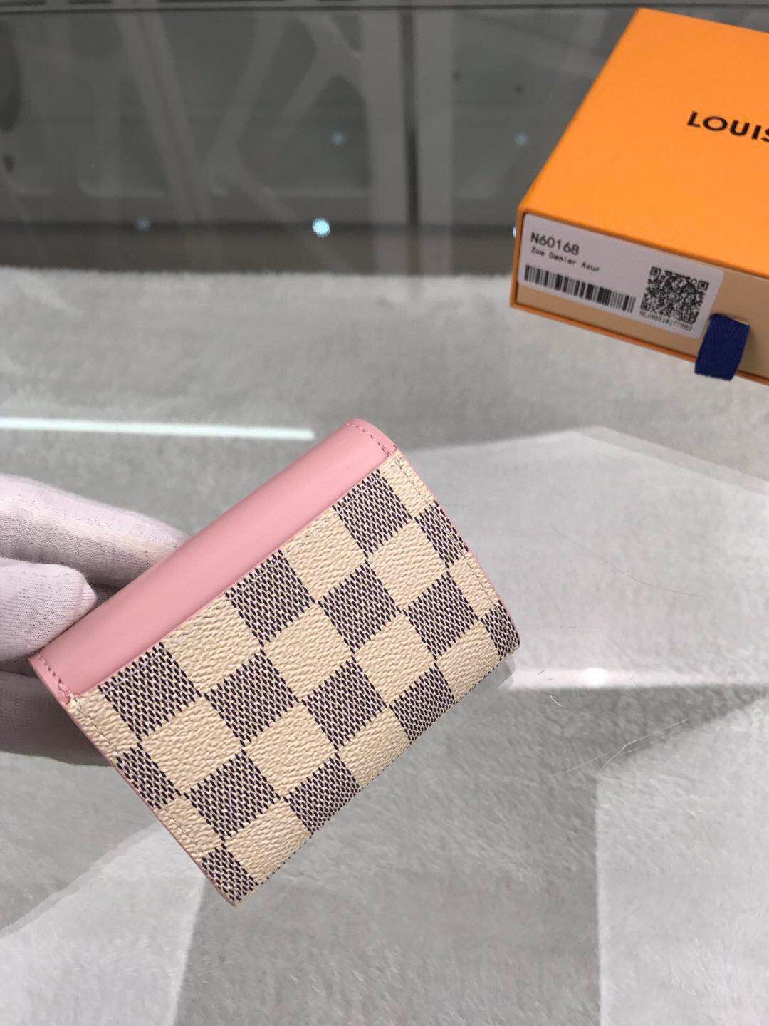 Louis Vuitton Damier Wallet 10cm Pink