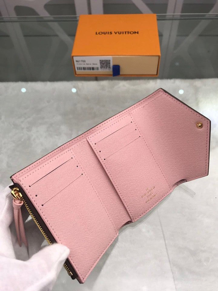 Louis Vuitton Damier Wallet 12cm Brown