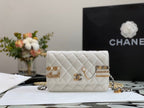 Chanel Flap Bag 19cm White
