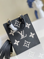 Louis Vuitton Monogram Empreinte Bag 14cm Black