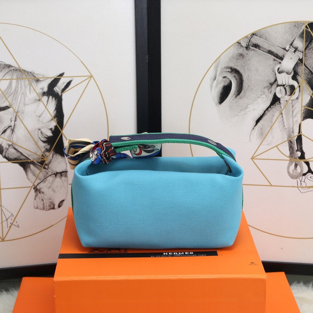 Hermes Bride A Brac Case Light Blue Bag For Women, Women’s Handbags, Shoulder Bags 9.8in/25cm
