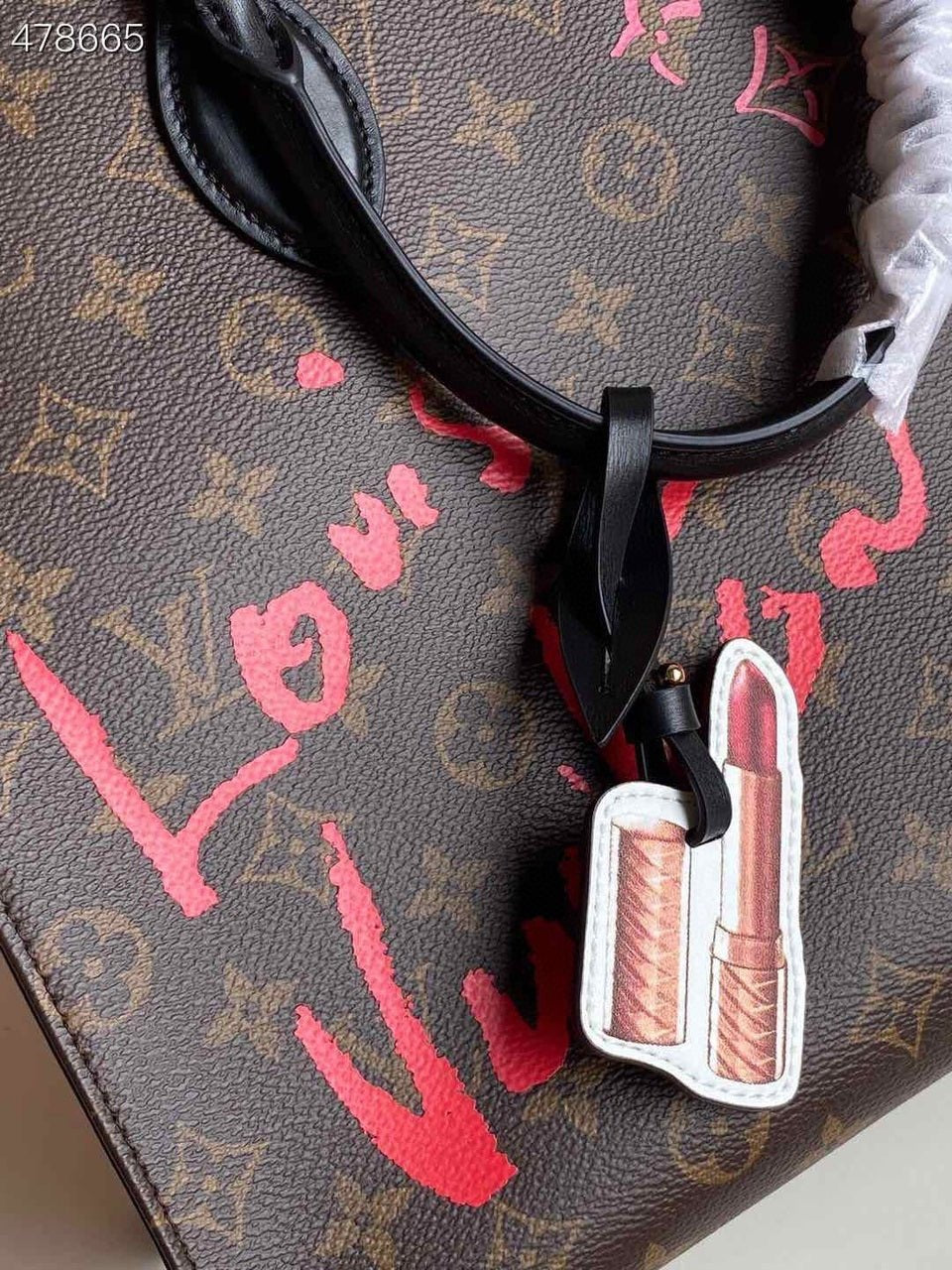Louis Vuitton x Urs Fischer OnTheGo Bag 34cm Monogram Canvas Spring/Summer Collection M45119 Brown