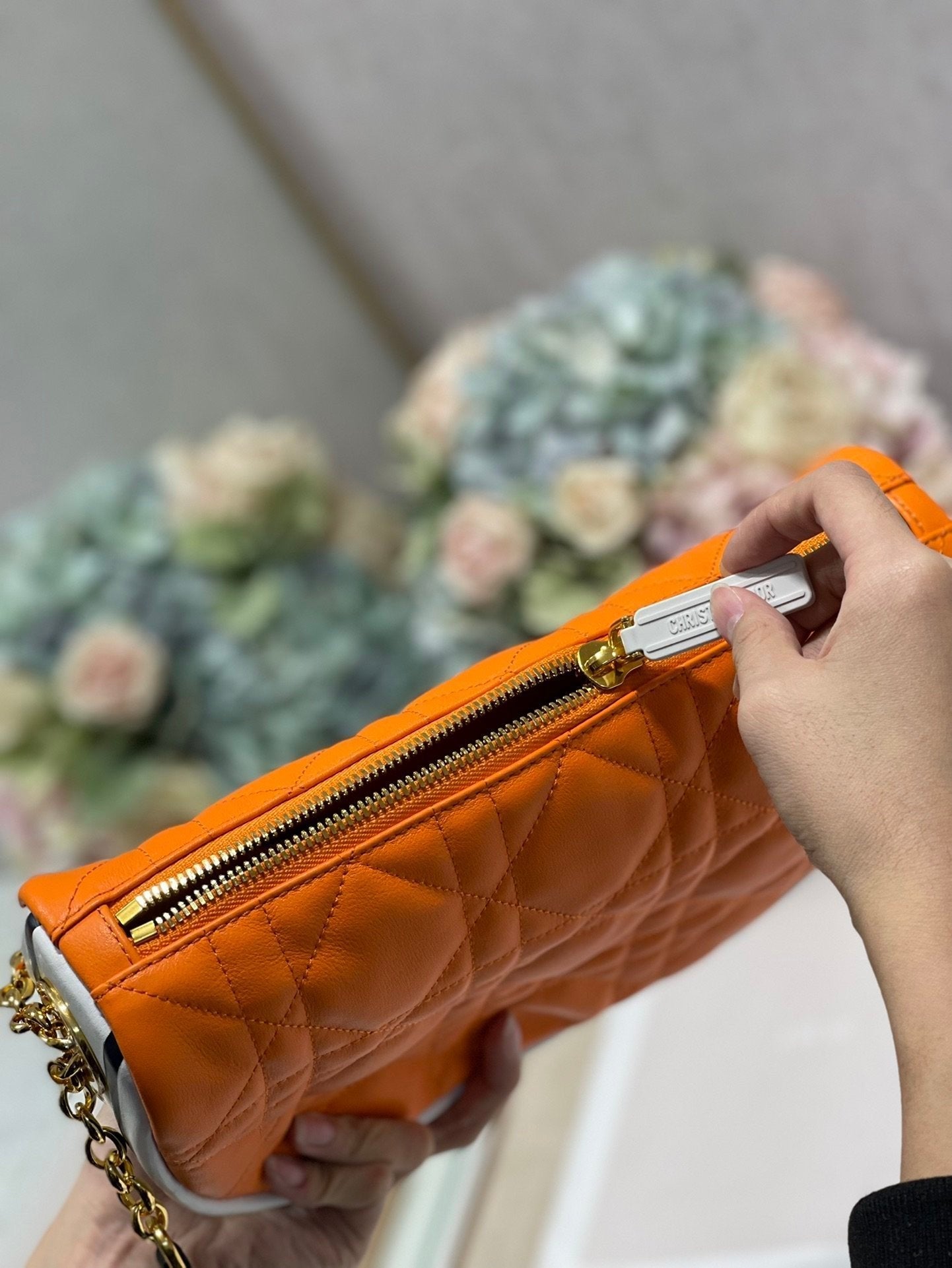 Christian Dior Small Vibe Hobo Bag 29cm Orange