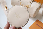 Louis Vuitton Monogram 20cm White Cream