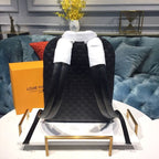 Louis Vuitton Campus Backpack 40cm Damier Infini Astral Leather Spring/Summer Collection N40091 Black