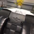 Louis Vuitton Campus Backpack 40cm Damier Infini Astral Leather Spring/Summer Collection N40091 Black
