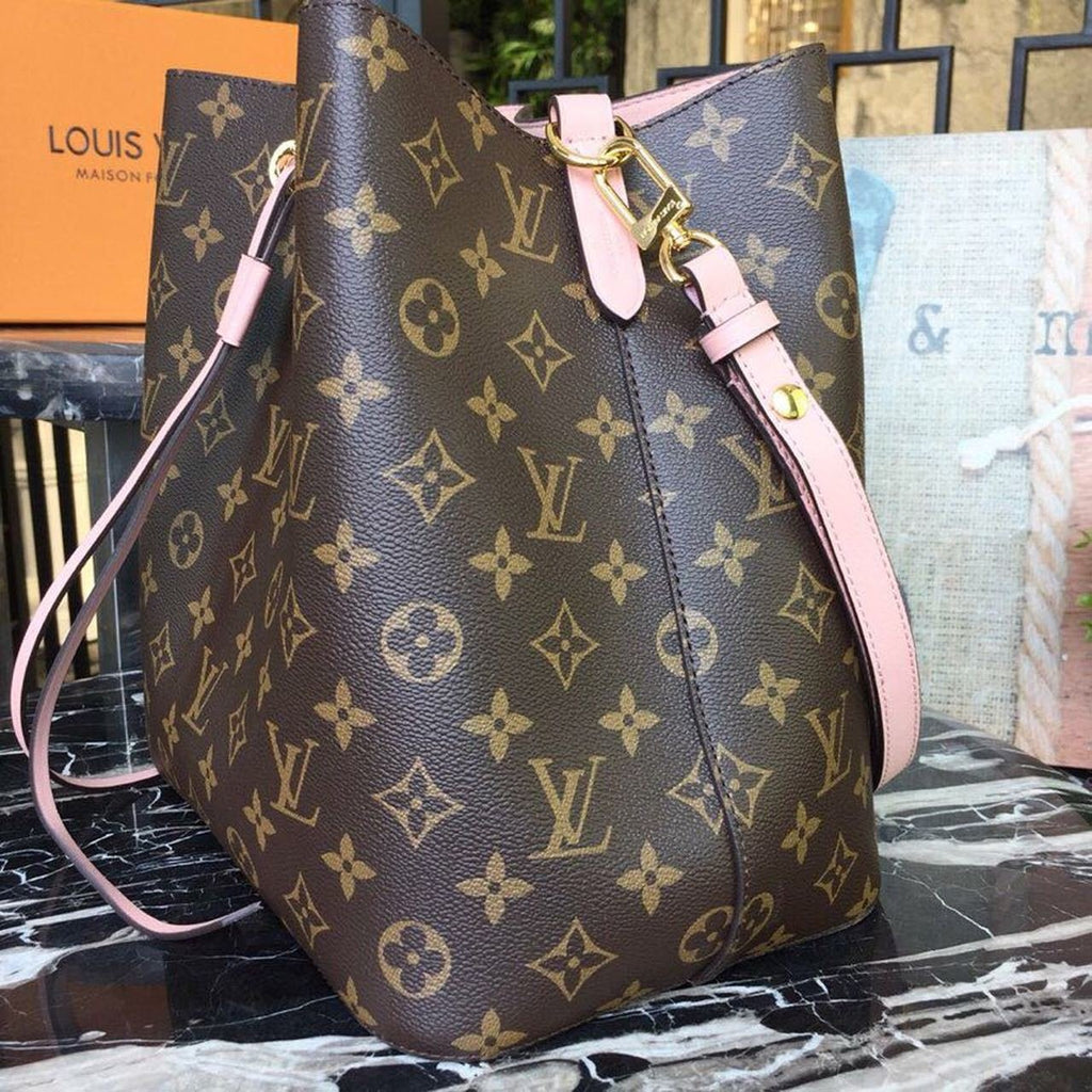 Louis Vuitton NoNo Bucket Bag Monogram Canvas Spring/Summer Collection M44022 Rose Poudre