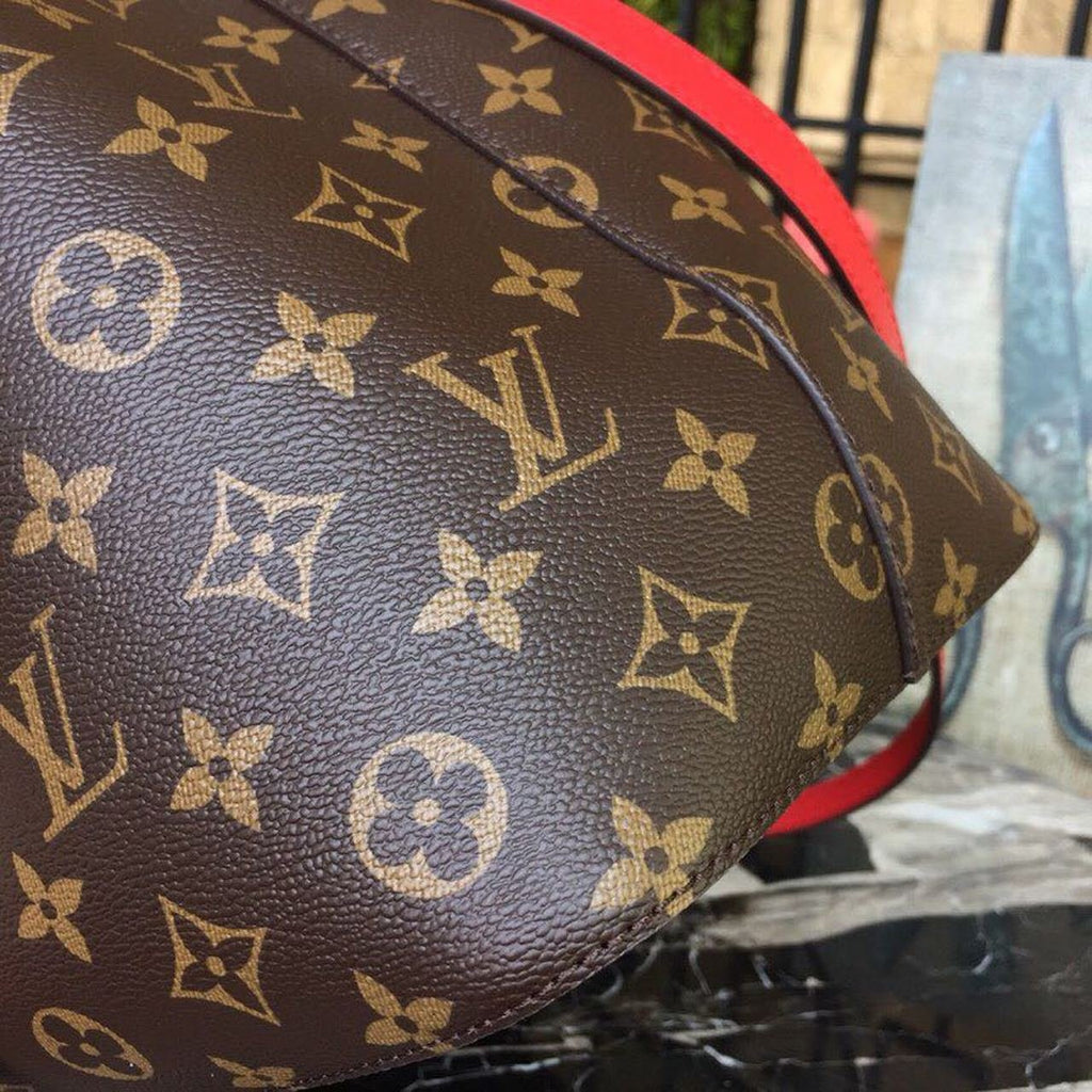 Louis Vuitton NoNo Bucket Bag Monogram Canvas Spring/Summer Collection M44020 Coquelicot