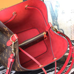 Louis Vuitton NoNo Bucket Bag Monogram Canvas Spring/Summer Collection M44020 Coquelicot