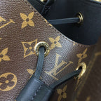 Louis Vuitton NoNo Bucket Bag Monogram Canvas Spring/Summer Collection M44020 Black