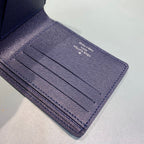 Louis Vuitton Monogram Wallet 12cm Blue