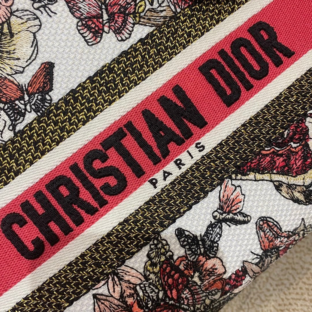 Christian Dior Medium Lady D-Lite Bag 24cm Red