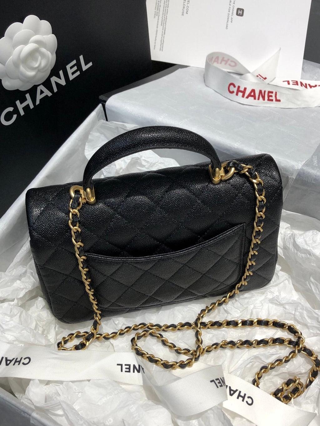 Chanel Classic Flap Bag 20cm Black
