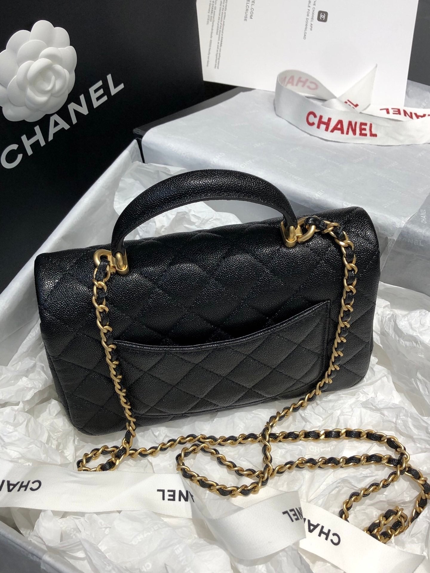Chanel Classic Flap Bag 20cm Black