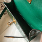 Hermes Mini Kelly 19 Green Crocodile Bag For Women, Women’s Handbags, Shoulder Bags 7.5in/19cm