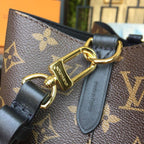 Louis Vuitton NoNo Bucket Bag Monogram Canvas Spring/Summer Collection M44020 Black
