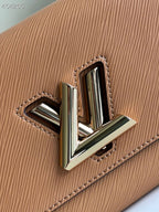 Louis Vuitton Twist MM Bag 23cm Epi Canvas Leather Spring/Summer Collection M57506, Gold Honey
