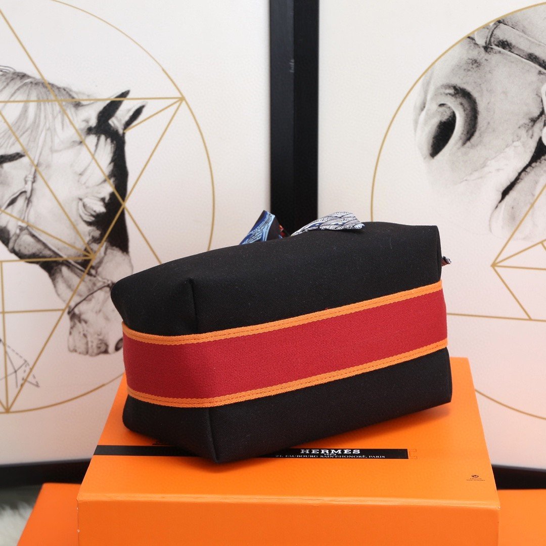 Hermes Bride A Brac Case Black Bag For Women, Women’s Handbags, Shoulder Bags 9.8in/25cm