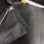 Fendi FF Embossed Baguette Bag 26cm Spring/Summer Collection, Black