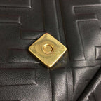 Fendi FF Embossed Baguette Bag 26cm Spring/Summer Collection, Black