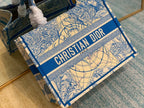 Christian Dior Book Tote 37cm Blue
