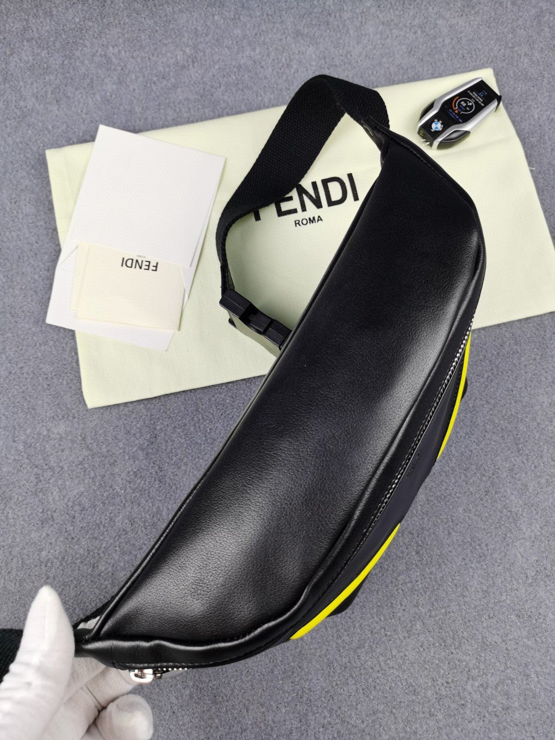 Fendi Belt Bag 18cm Black