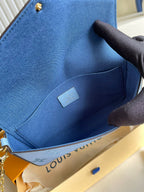 Louis Vuitton Vitorine Wallet 21cm Blue