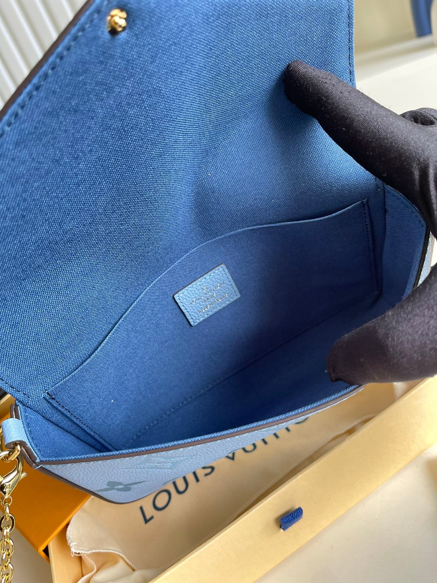 Louis Vuitton Vitorine Wallet 21cm Blue