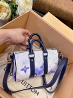 Louis Vuitton Keepall Xs Nano 21cm White-Blue